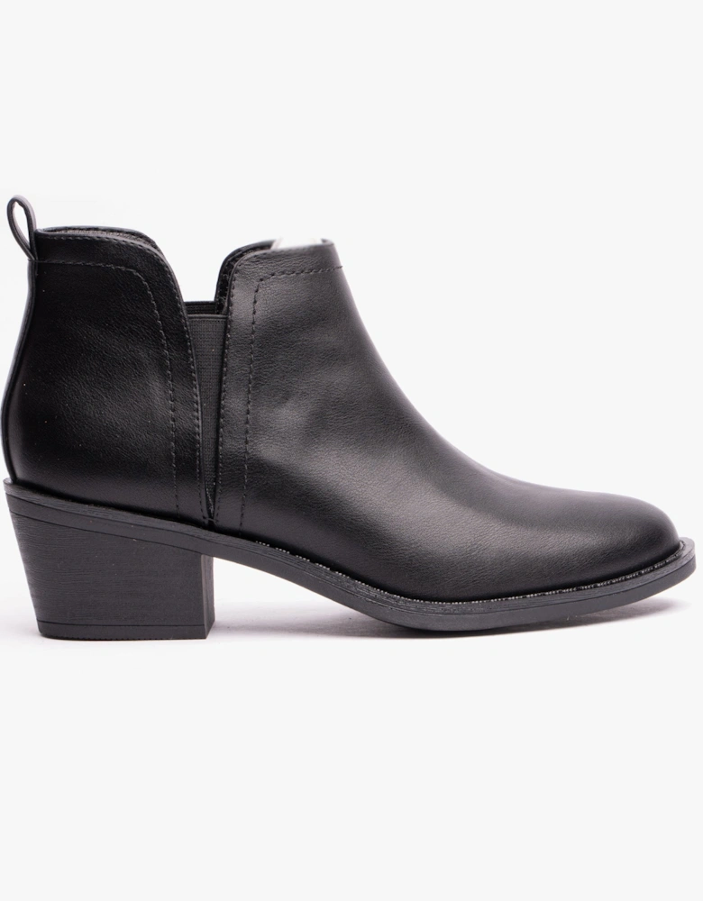 YORK Womens Boots Black/Black
