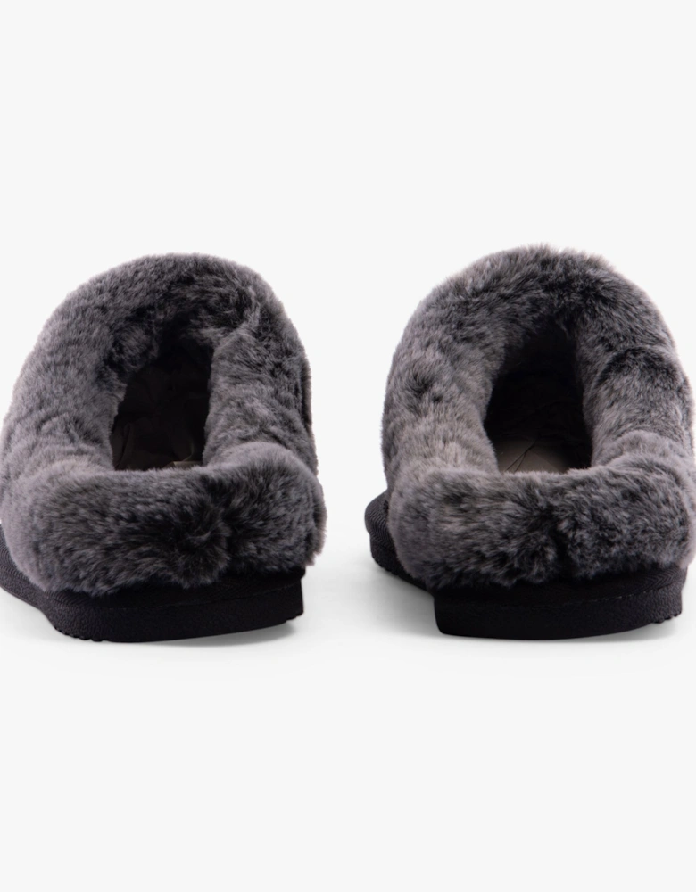 AMARA Womens Slippers Black