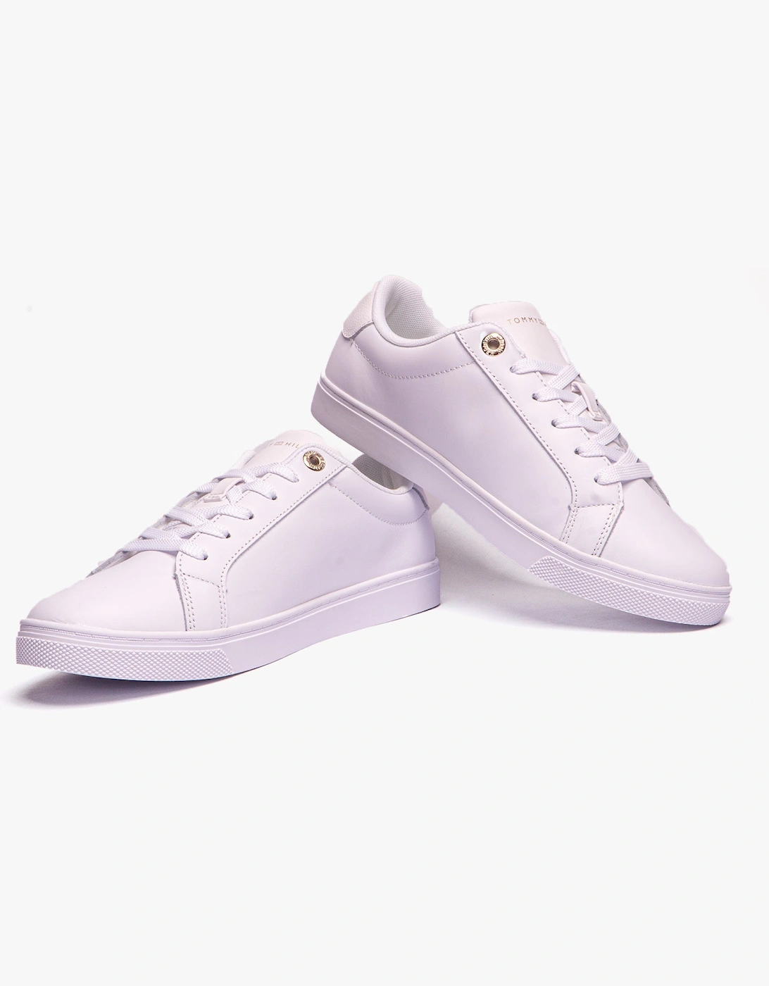 ESSENTIAL STRIPES COURT Womens Trainers White