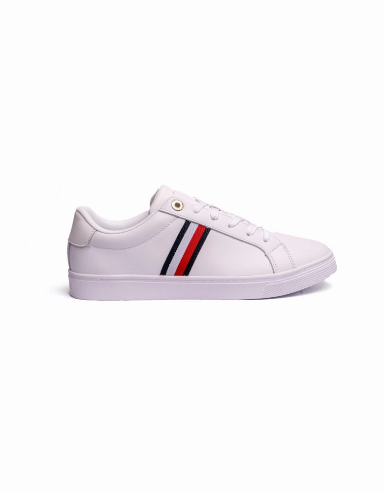 ESSENTIAL STRIPES COURT Womens Trainers White