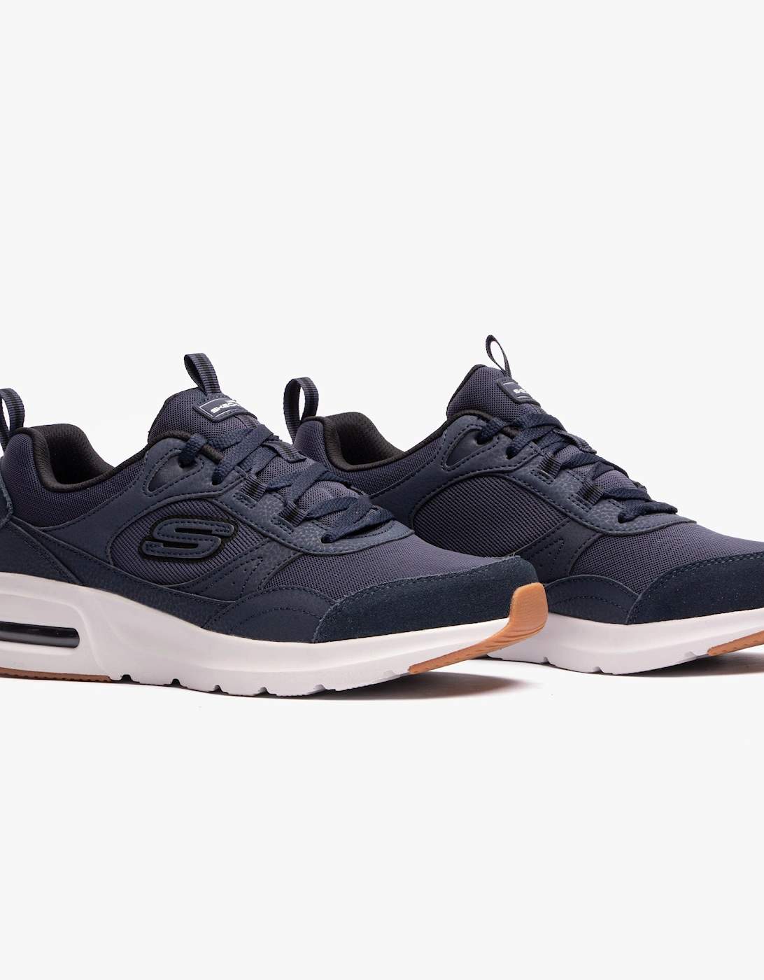 232646/NVBK SKECH-AIR COURT - HOMEGROWN Mens Trainers Navy