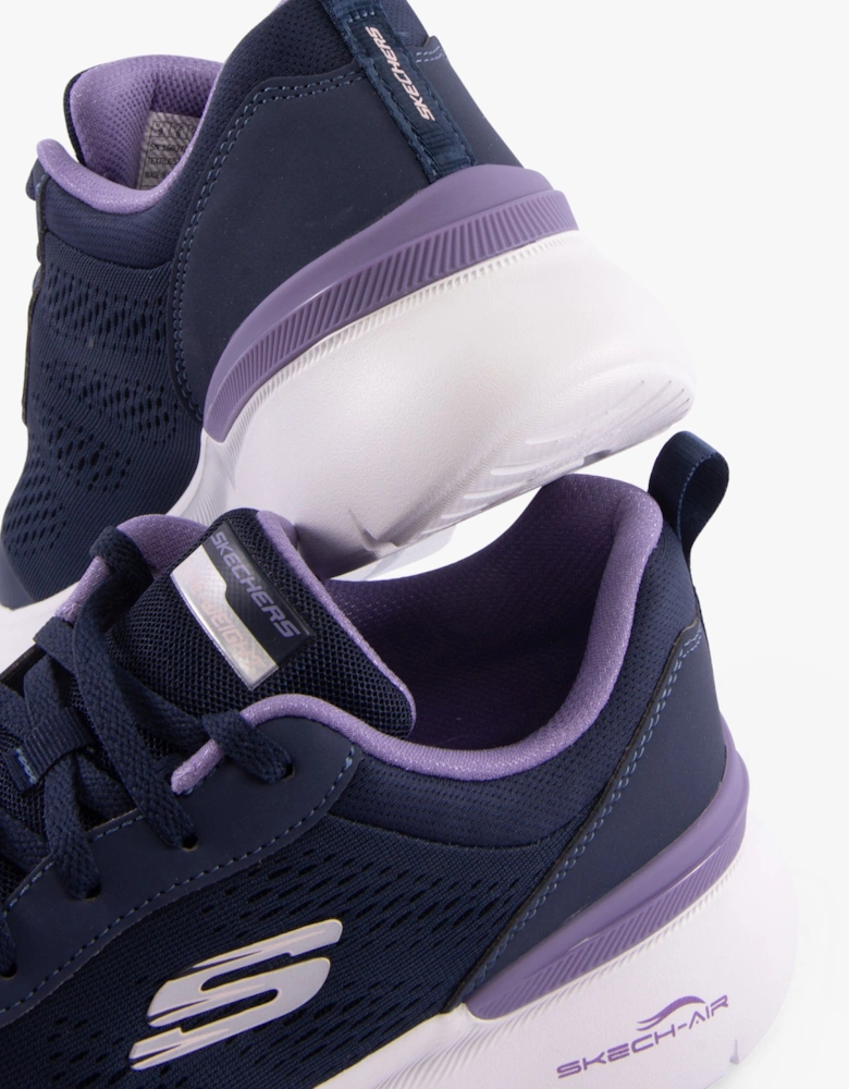 150370/NVLV SKECH-AIR DYNAMIGHT 2.0 - NEW Womens Trainers Navy/Lavender