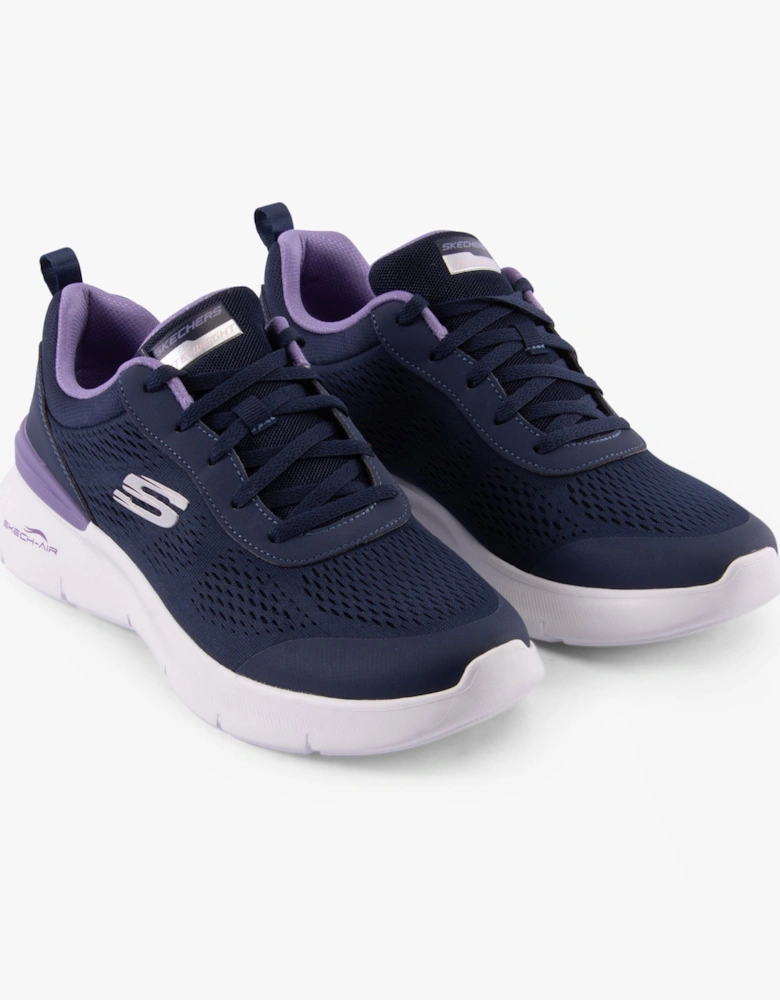 150370/NVLV SKECH-AIR DYNAMIGHT 2.0 - NEW Womens Trainers Navy/Lavender