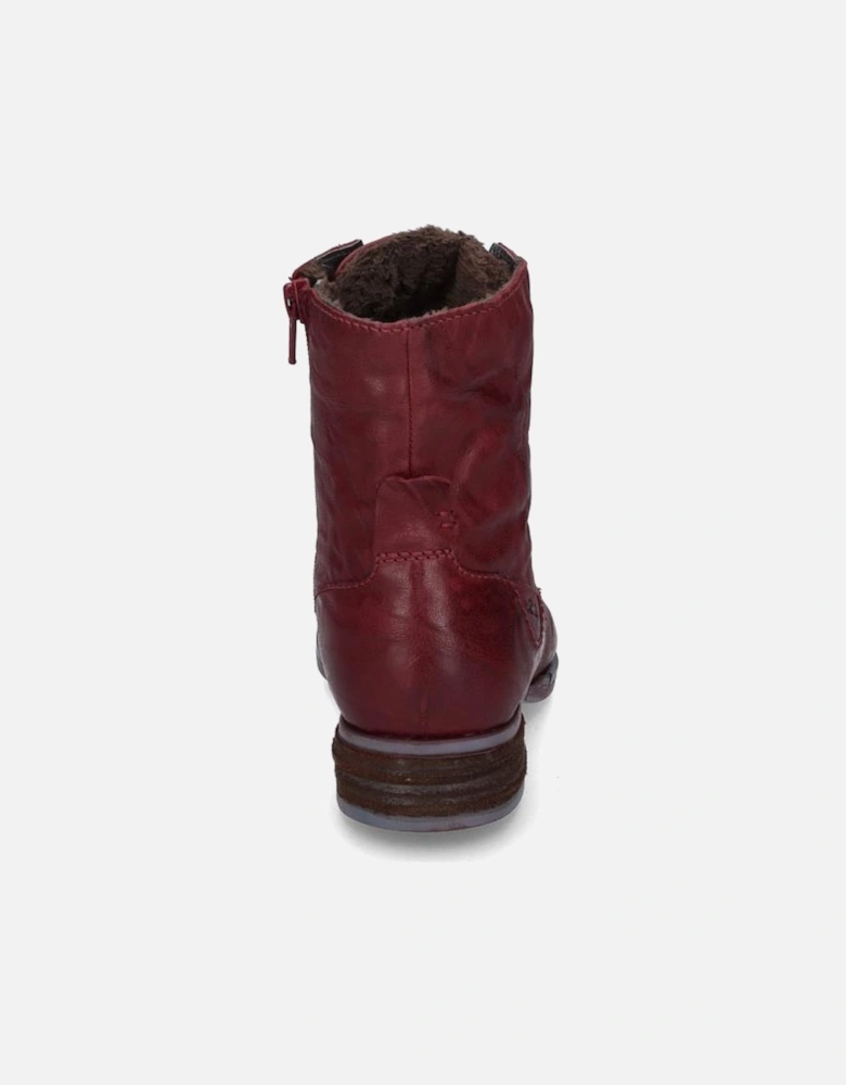 SANJA 01 Womens Boots Burgundy