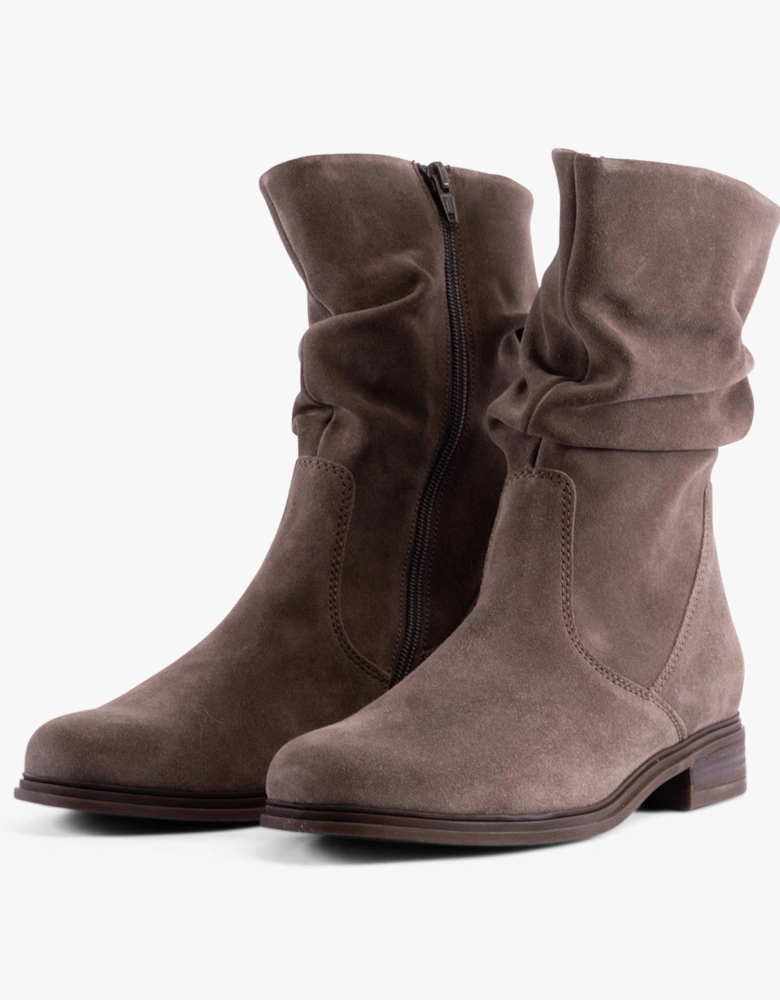 HODIE Womens Boots Mohair