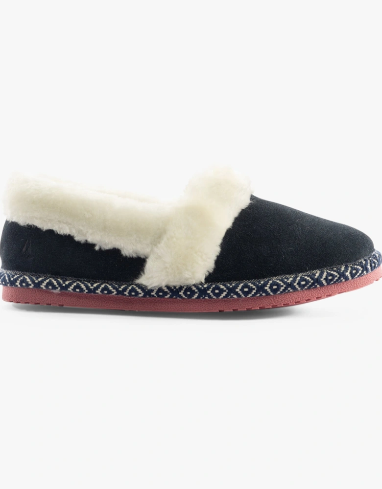 ARIEL Womens Slippers Navy