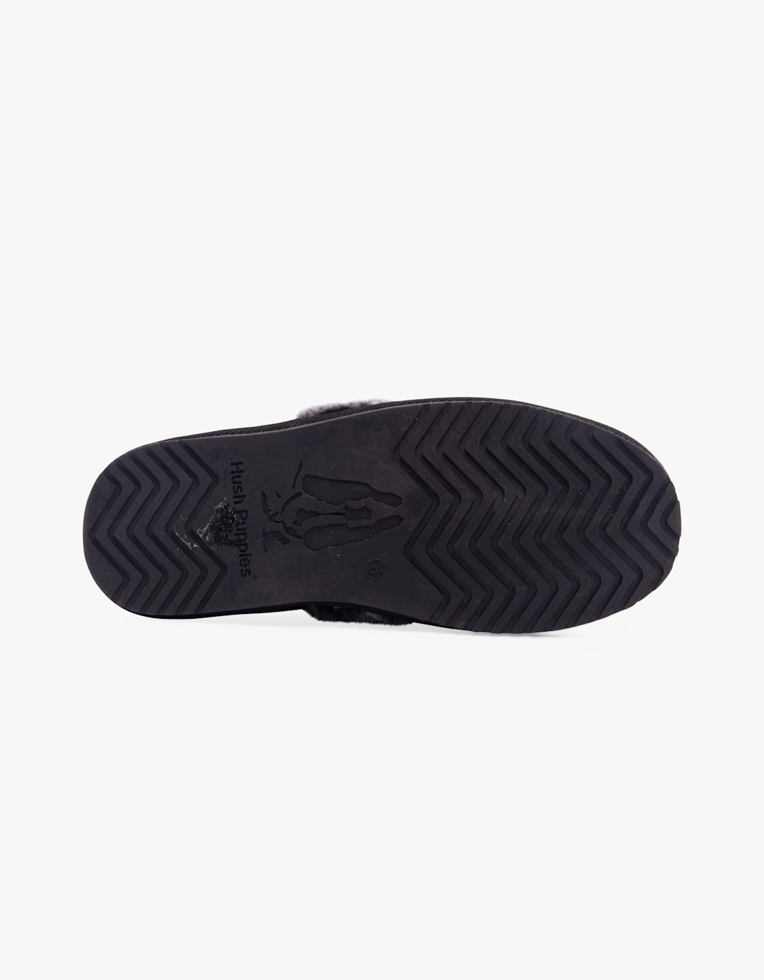 Hush Puppies Women's Black Ariel Suede Slippers Uk Size 6 - Image 5