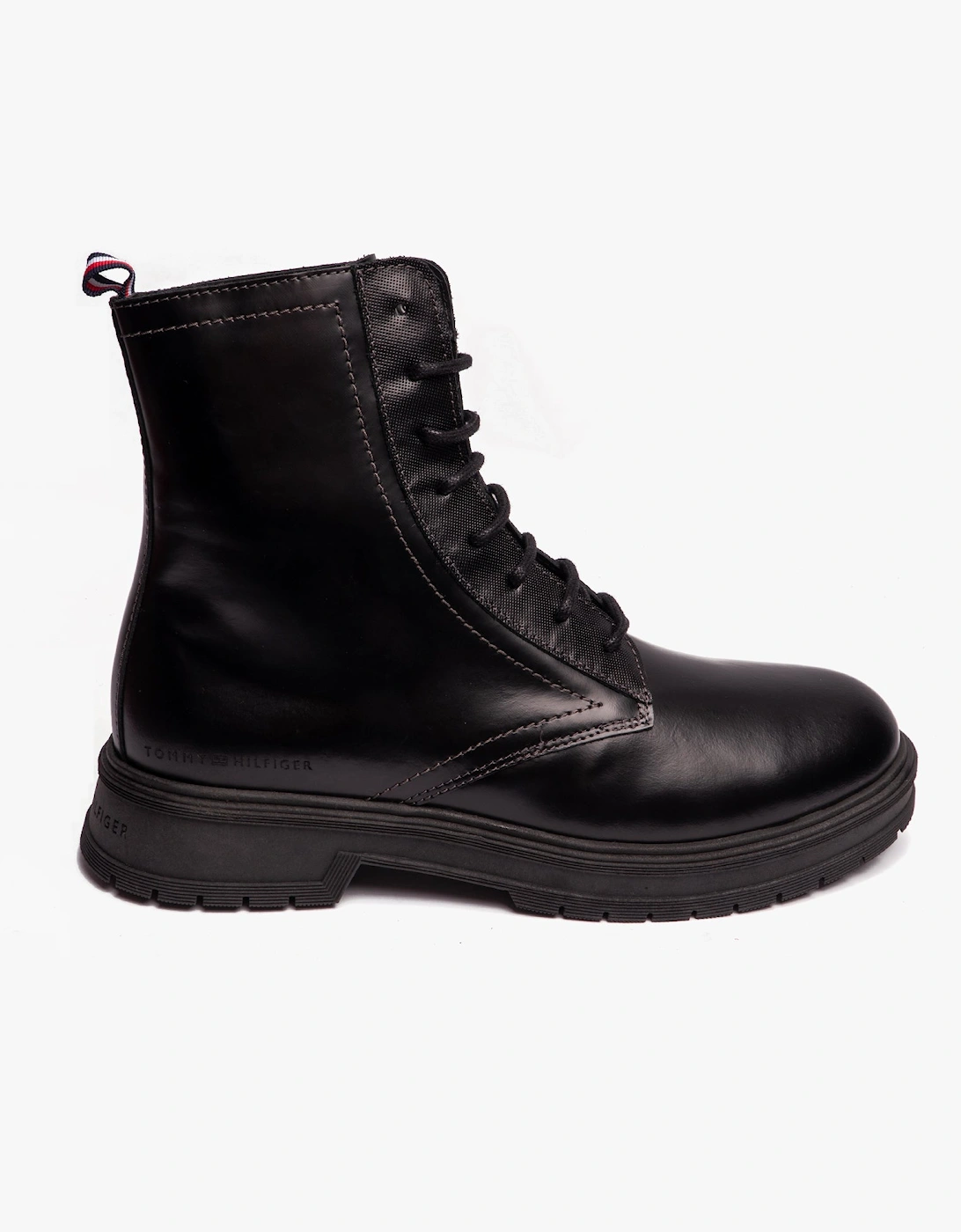 HILFIGER ABRASIVATO Mens Boots Black, 6 of 5