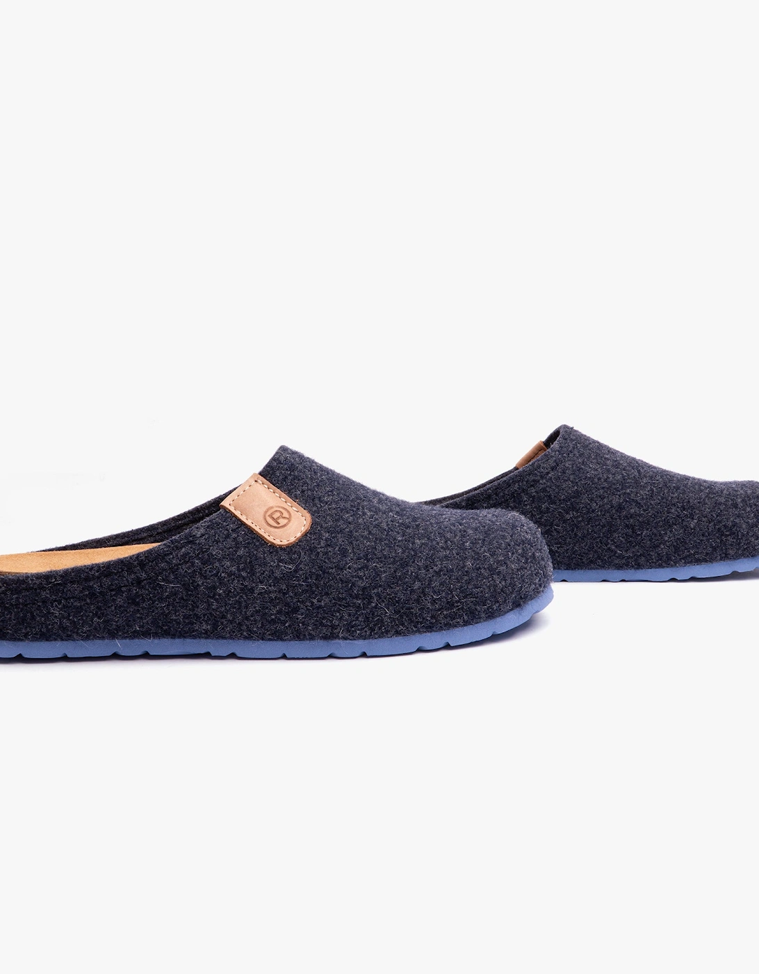 6900-56 Mens Slippers Ocean Blue