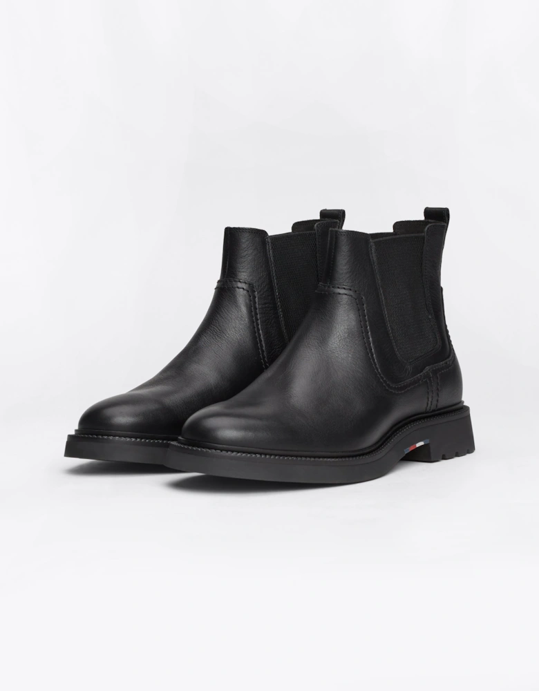 HILFIGER COMFORT Mens Chelsea Boots Black