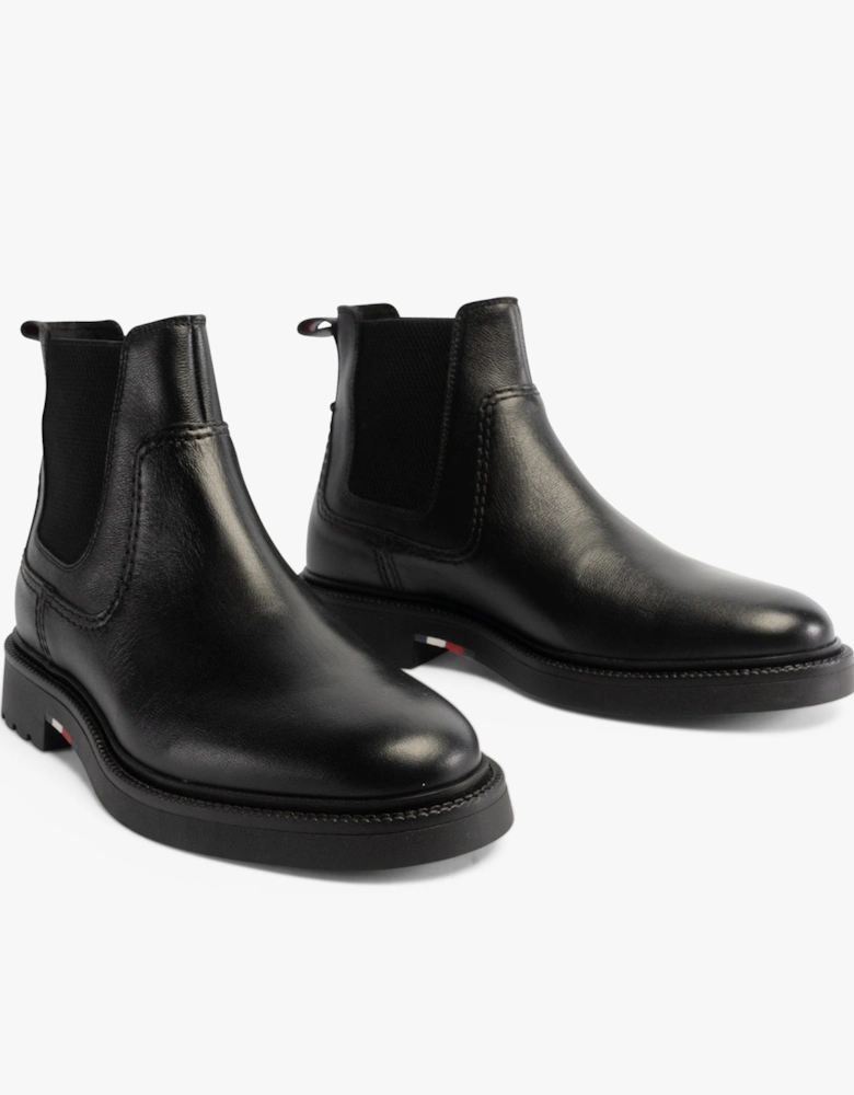 HILFIGER COMFORT Mens Chelsea Boots Black