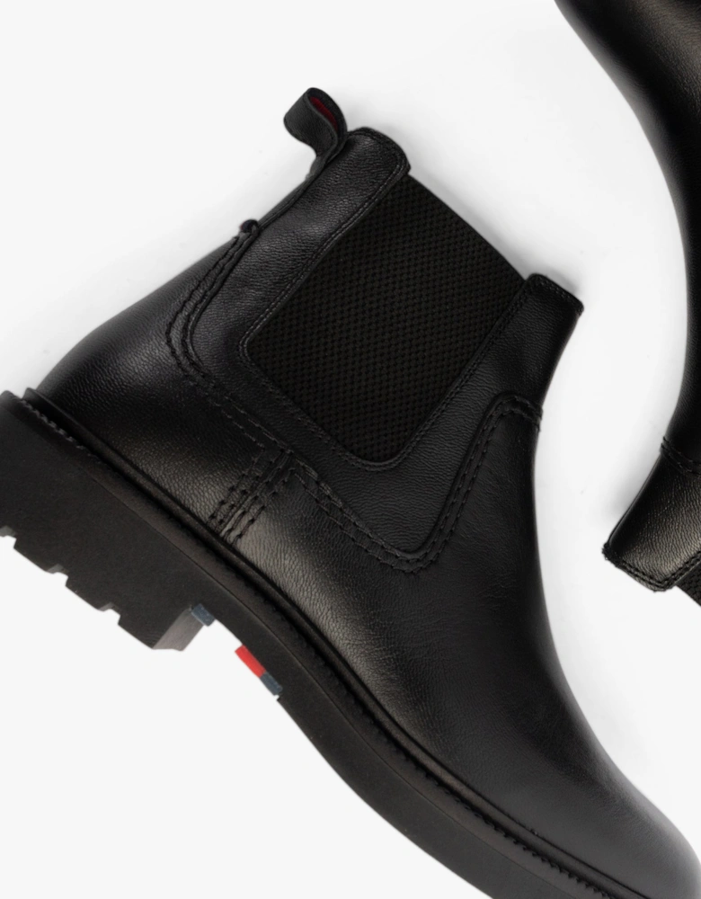 HILFIGER COMFORT Mens Chelsea Boots Black