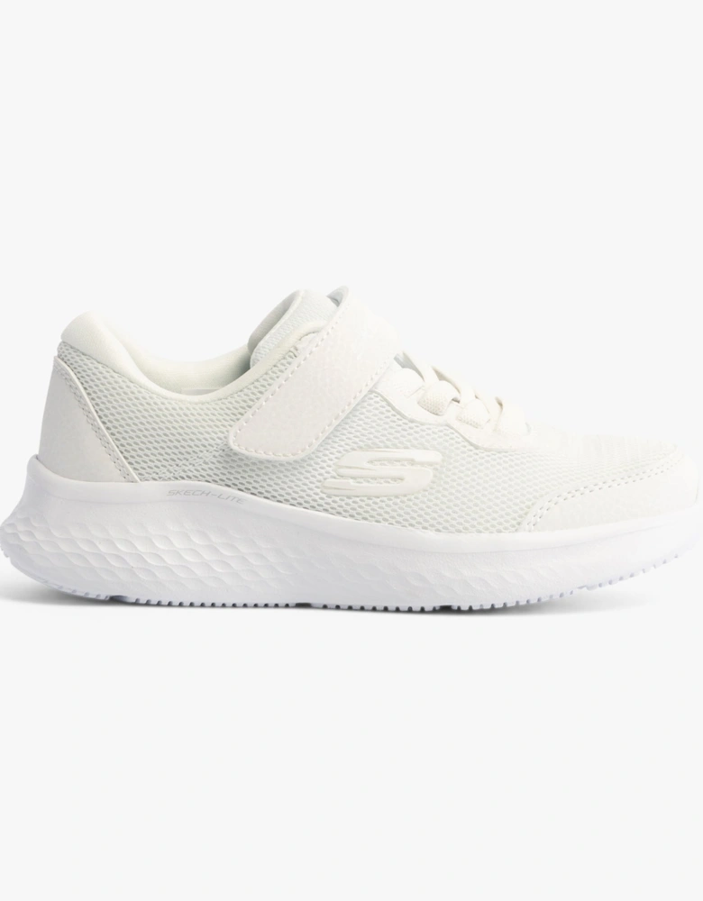 303934L/WHT SKECH-LITE PRO Girls Trainers White