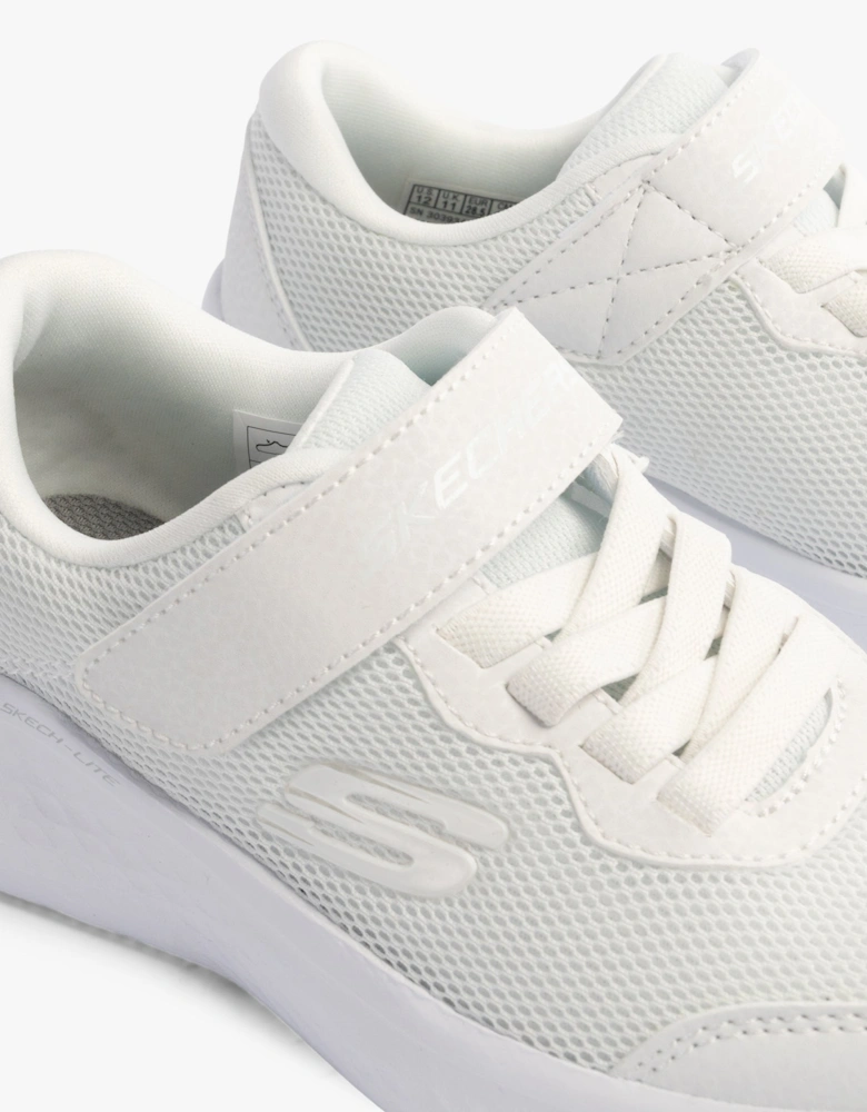 303934L/WHT SKECH-LITE PRO Girls Trainers White