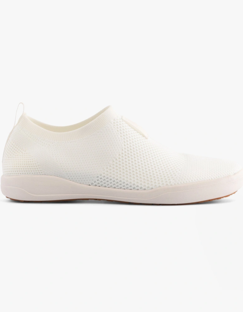 SINA 64 Womens Slip-On Trainers White