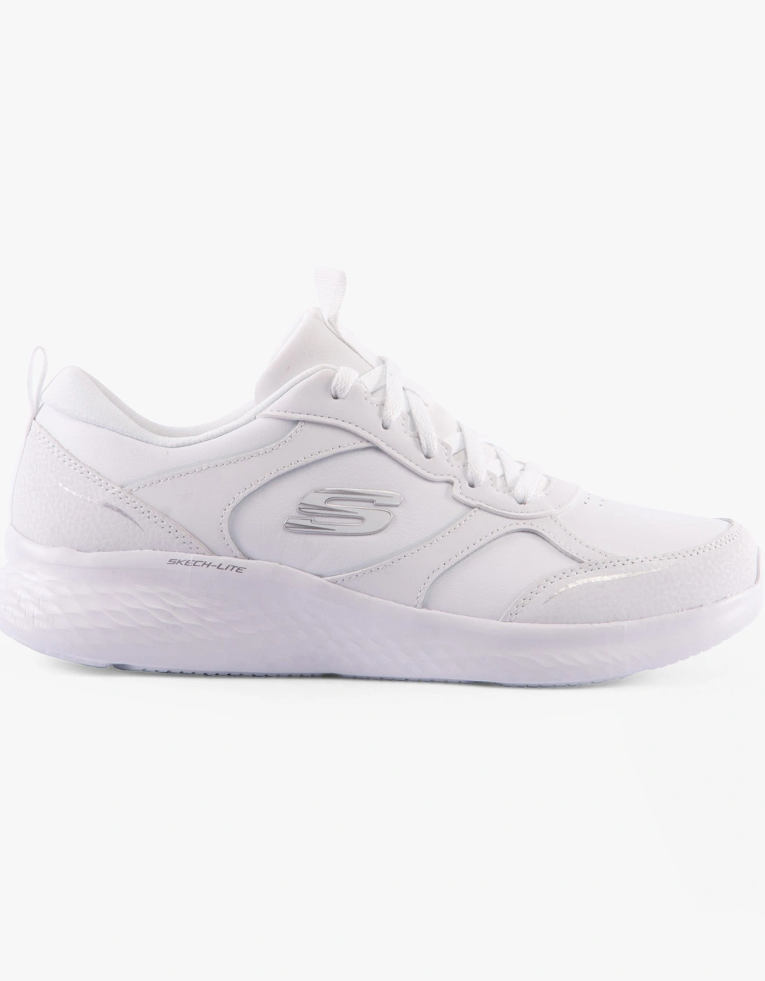 150049/WSL SKECH-LITE PRO-SLEEK CITIZEN Womens Trainers White/Silver, 7 of 6