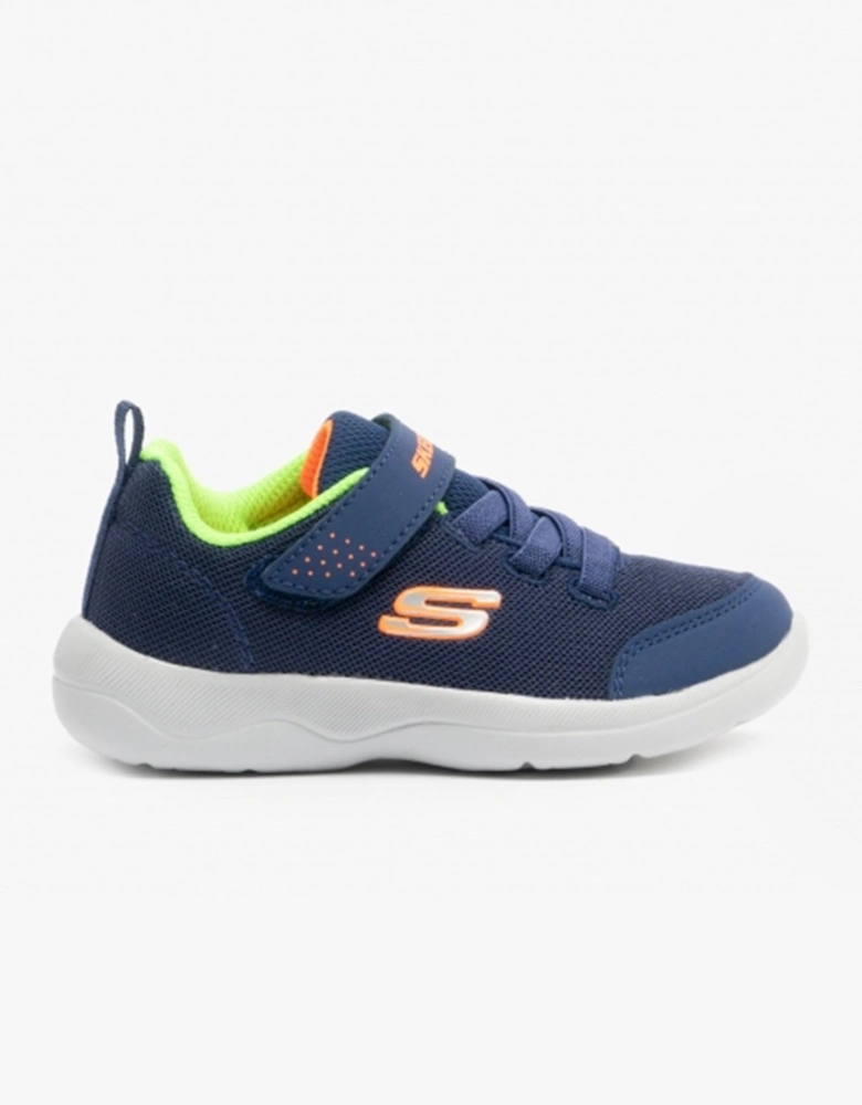 407300N/NVLM SKECH-STEPZ 2.0 MINI WANDERER Boys Trainers Navy/Lime