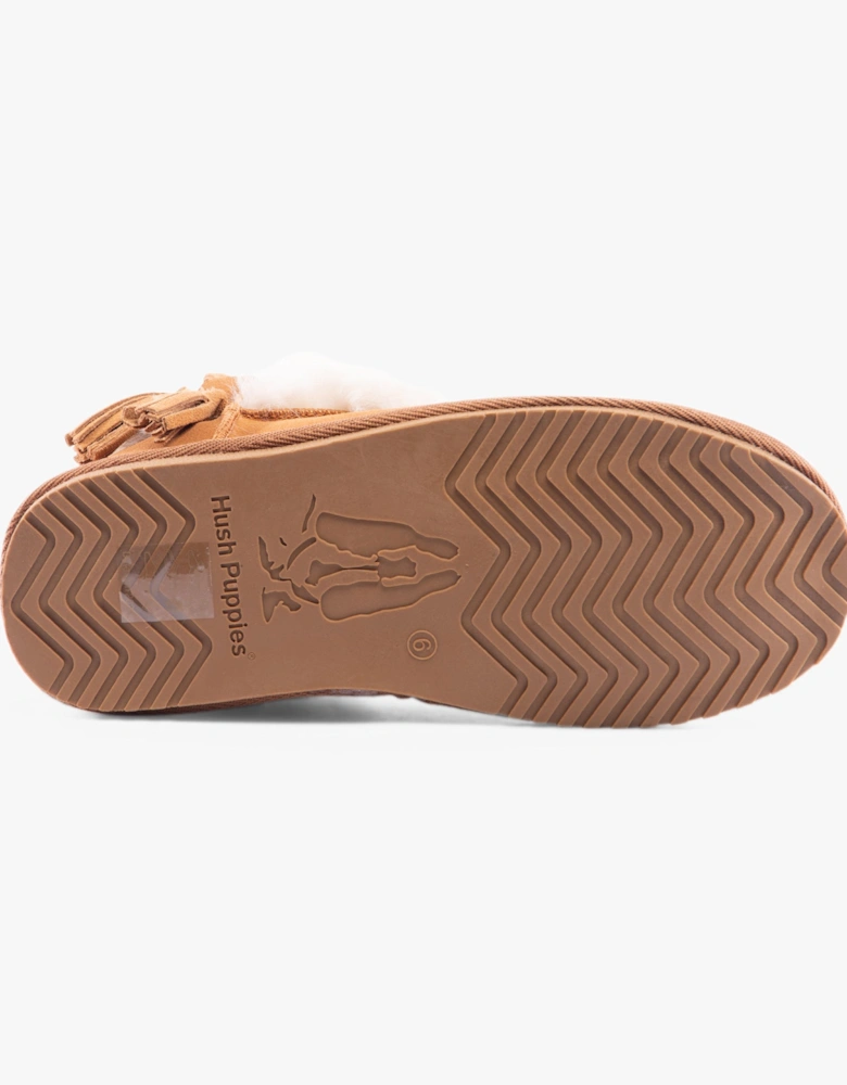 AYANA Womens Slippers Tan