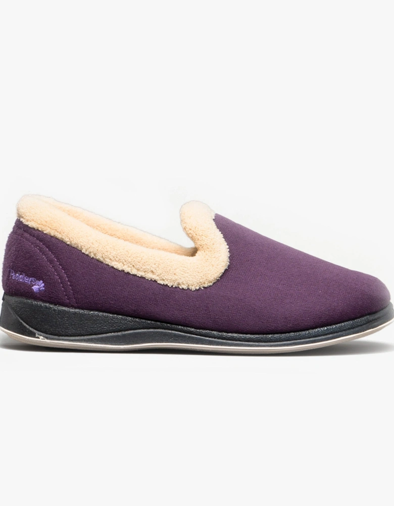 REPOSE Womens (EE Fit) Full Slippers Lilac
