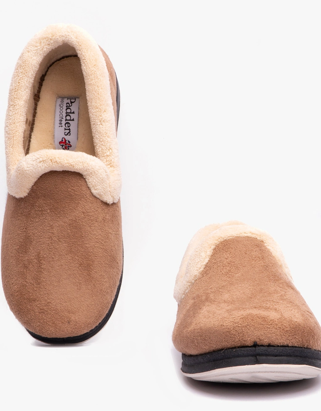 REPOSE Womens (EE Fit) Full Slippers Camel