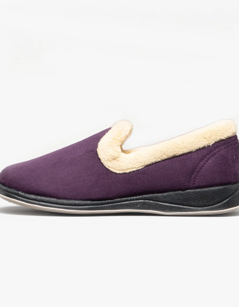 REPOSE Womens (EE Fit) Full Slippers Lilac