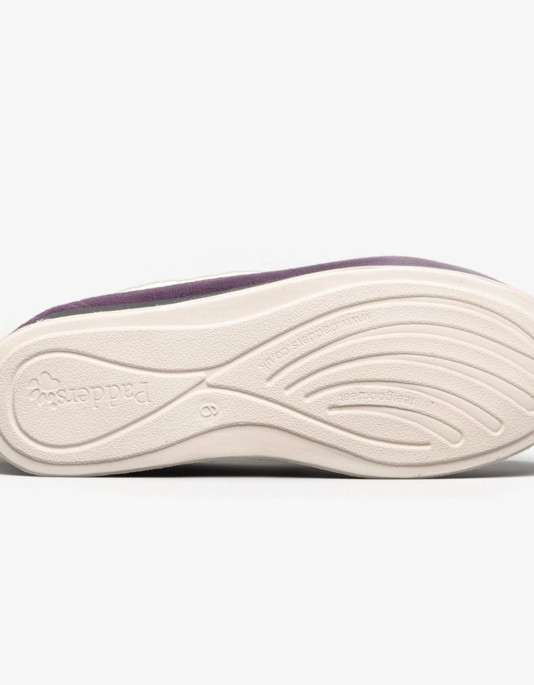 REPOSE Womens (EE Fit) Full Slippers Lilac