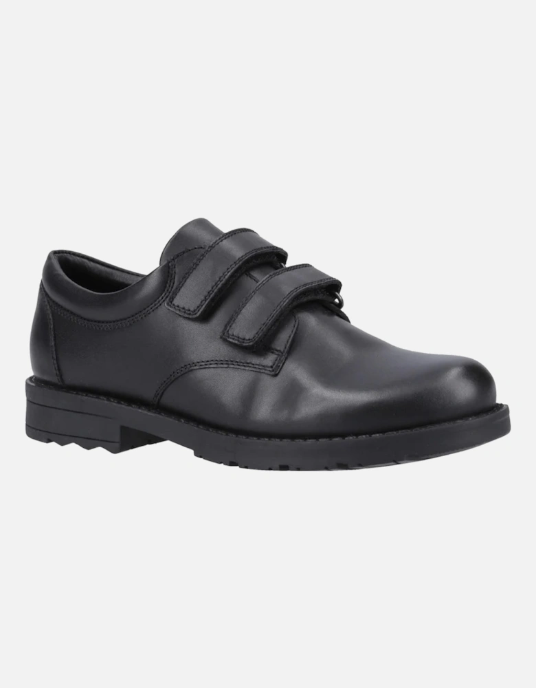 BARRY Boys Leather School Shoes Black