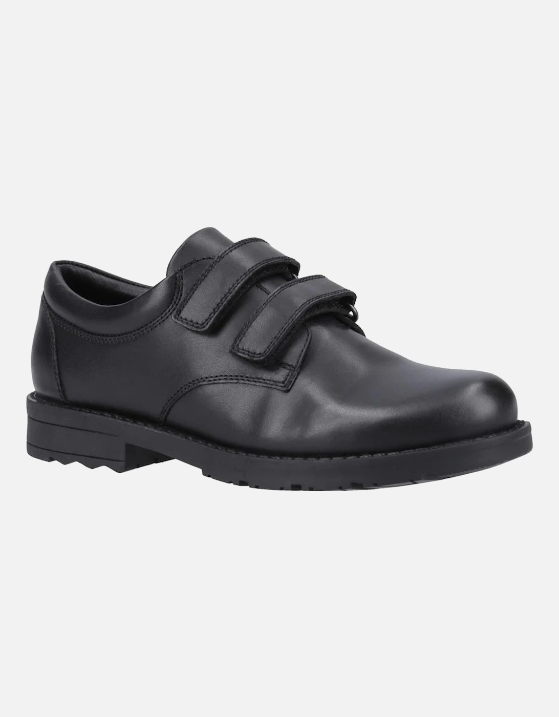 BARRY Boys Leather School Shoes Black, 6 of 5