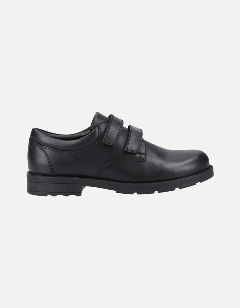 BARRY Boys Leather School Shoes Black