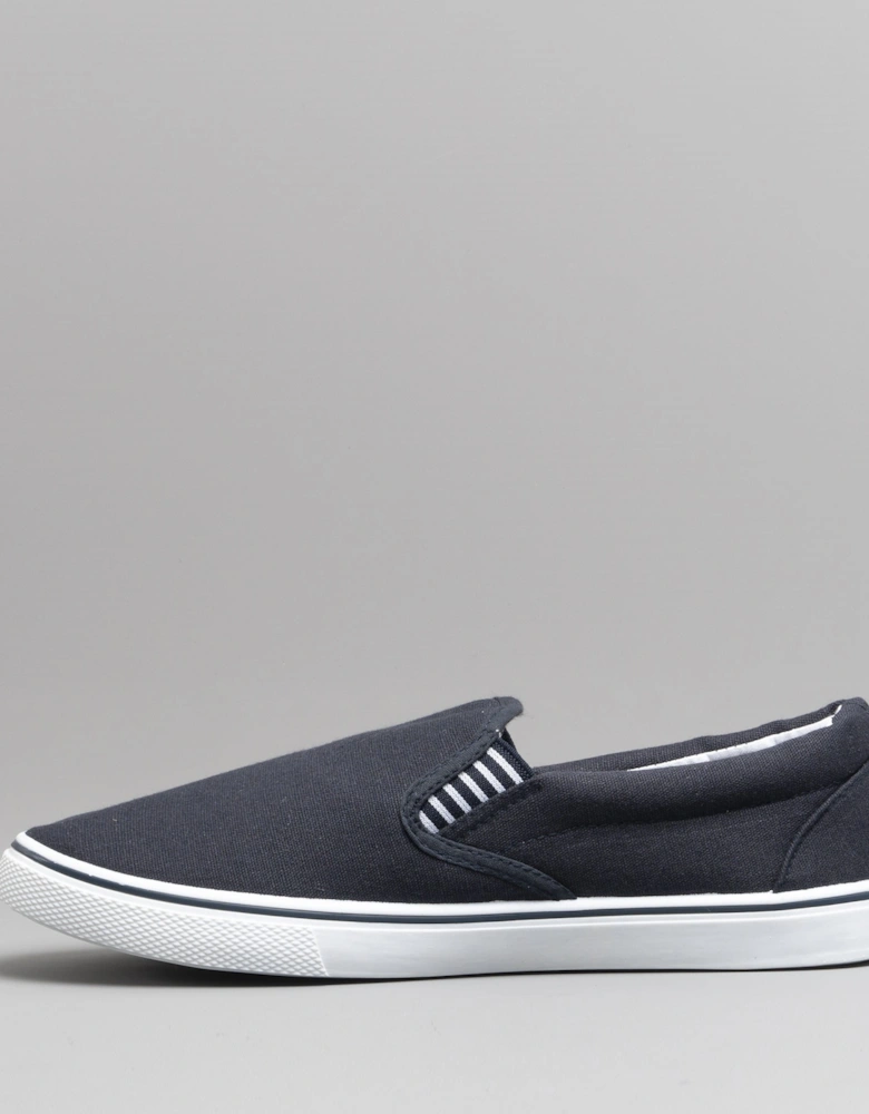 LAMAAR Unisex Canvas Trainers Navy