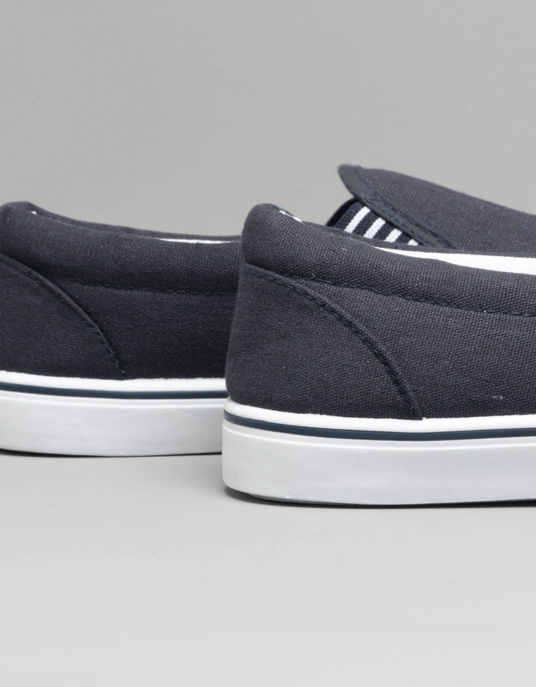 LAMAAR Unisex Canvas Trainers Navy