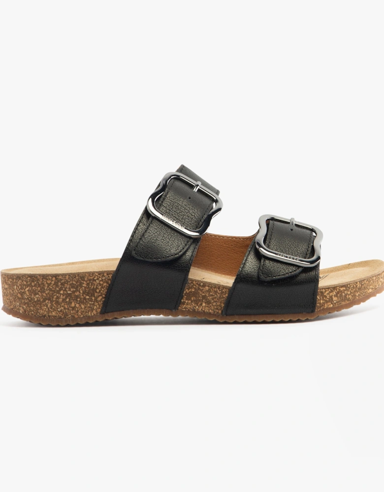 TONGA 64 Womens Buckle Sandals Black