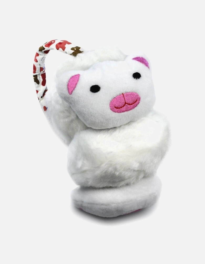 Royal Collection FASHION ANIMAL Kids Winter Earmuffs White Cat One Size