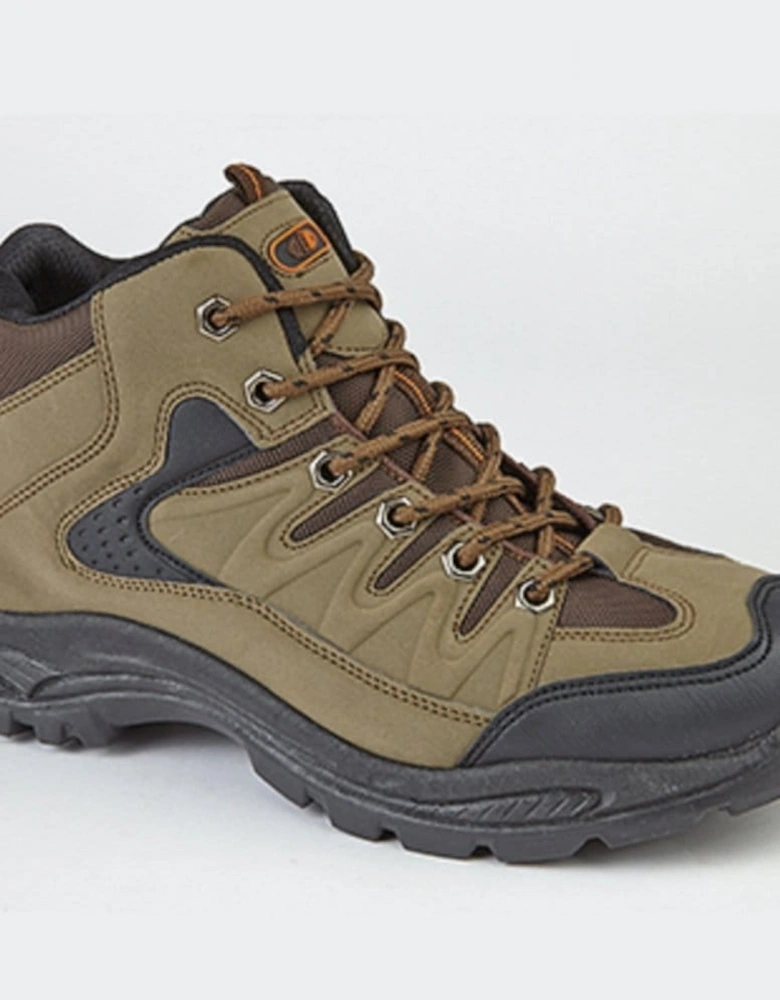 ONTARIO Mens Hiking Boots Khaki