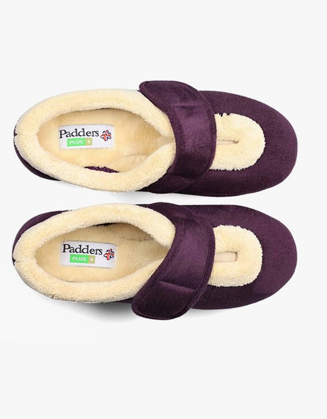 TRIXIE Womens Full Slippers Purple