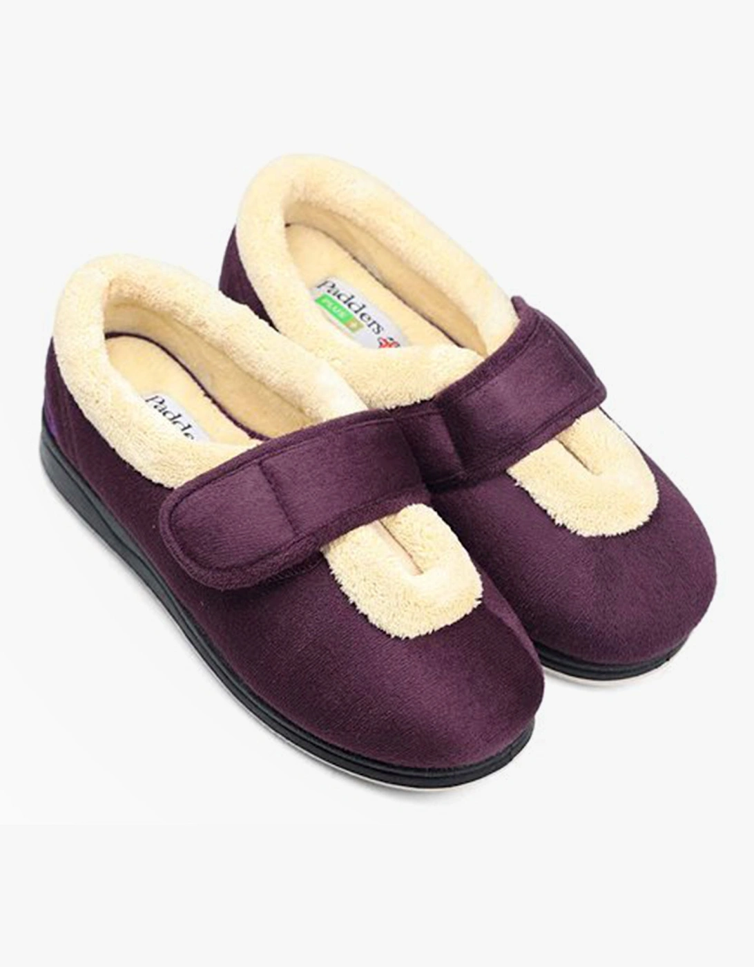 TRIXIE Womens Full Slippers Purple