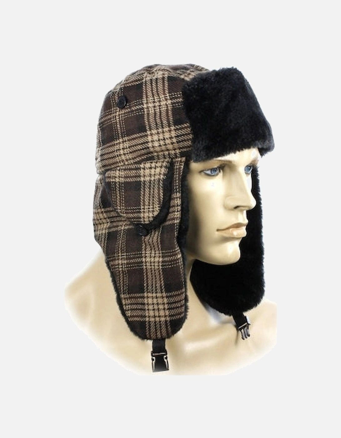 Royal Collection FASHION TRAPPER Womens Ushanka Hat Brown, 3 of 2