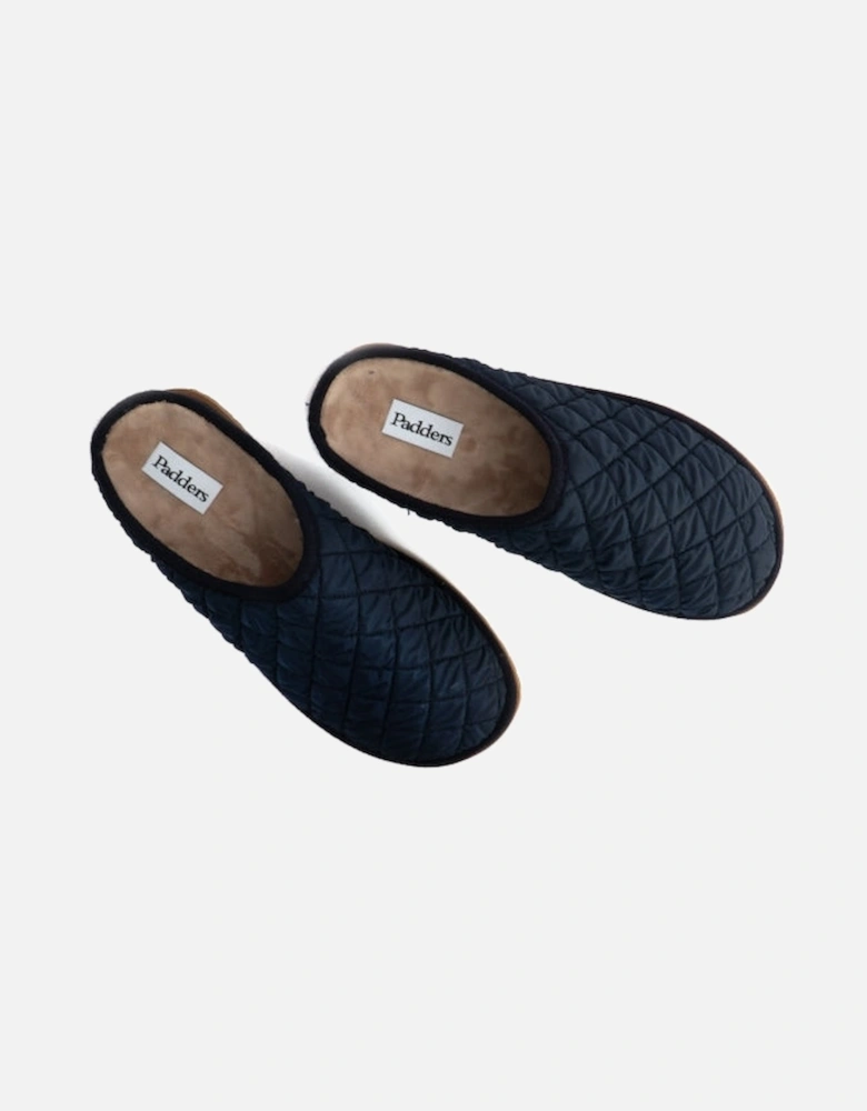 THETIS Womens (EE Fit) Mule Slippers Navy