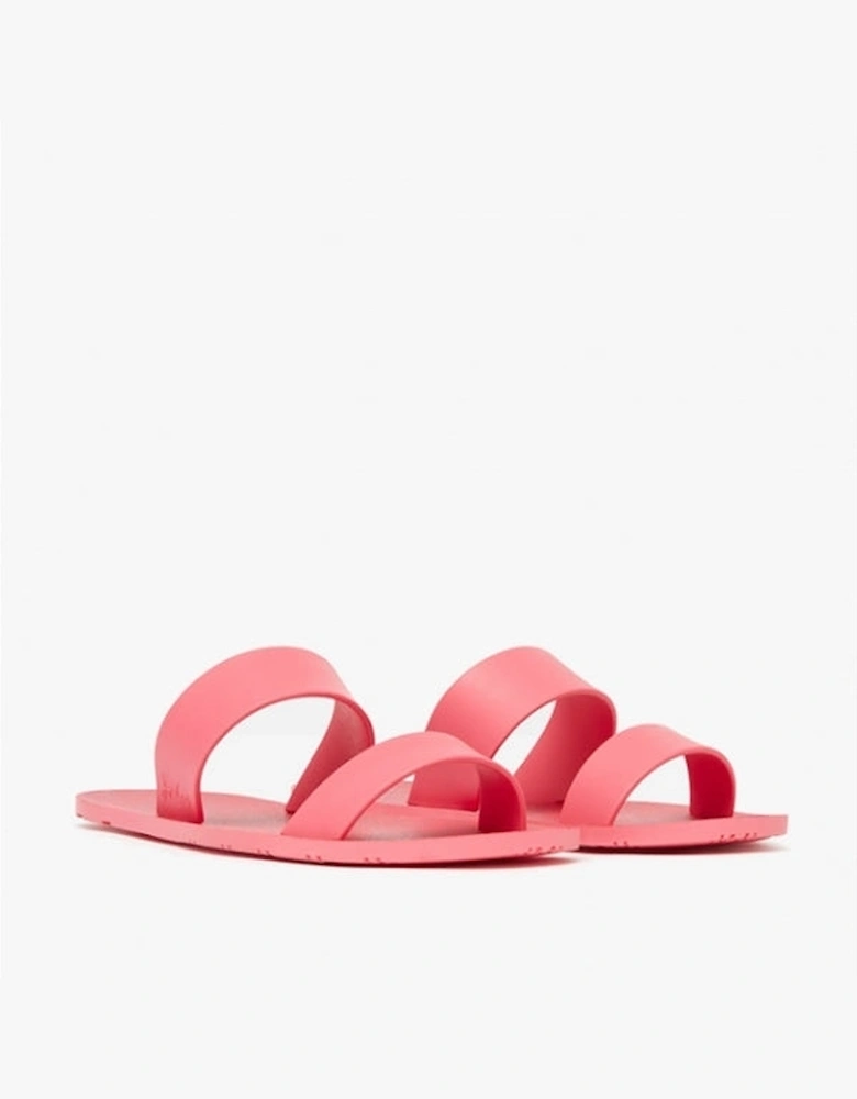 ARA Womens Recycled Rubber Mule Sandals Pink