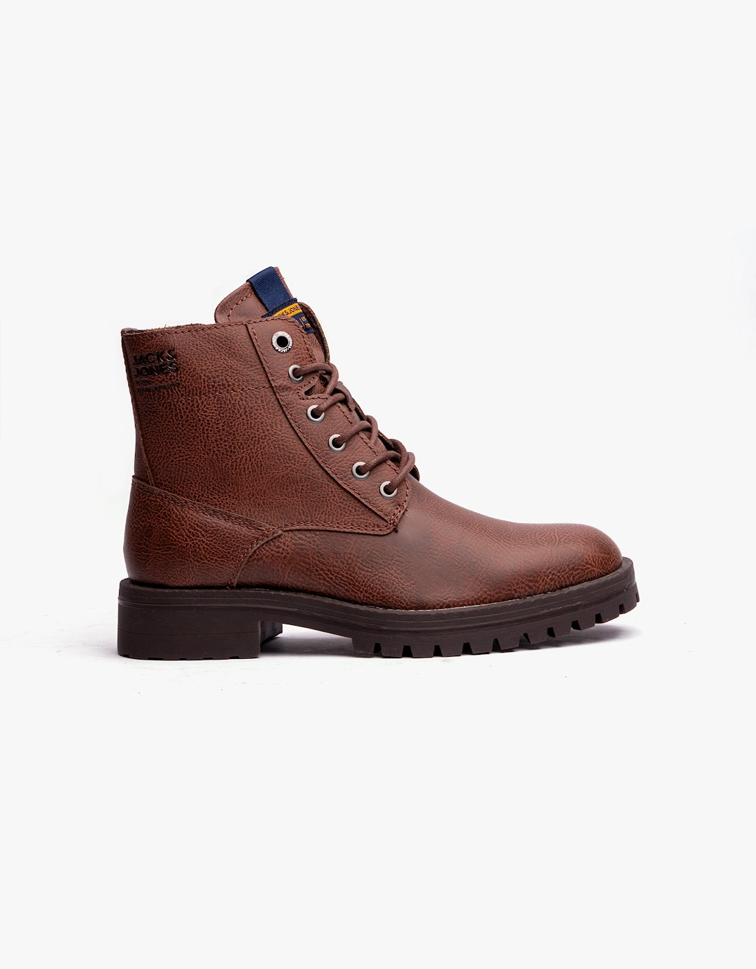 Jack & Jones Men's Jack & Jones JFWBERNIE Boots Mens Cognac - Brown