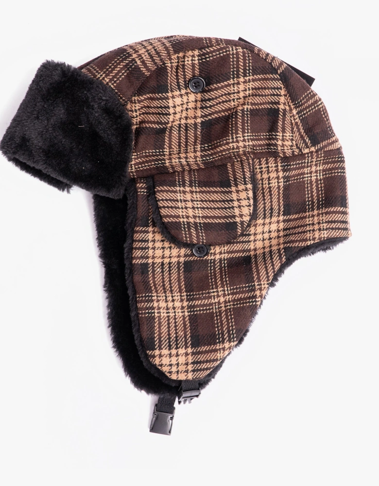 Royal Collection TRAPPER Womens Warm Winter Hat Brown