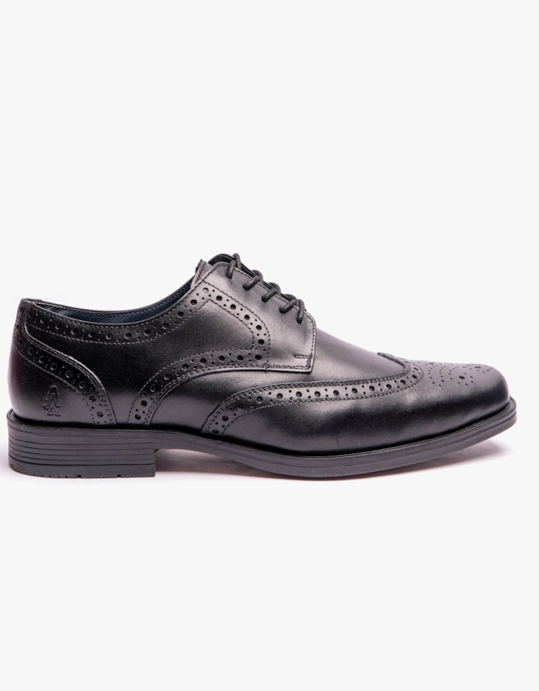 BRACE Mens Lace-Up Brogues Black