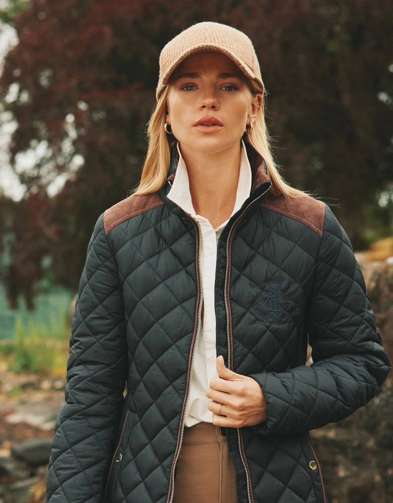 BRAEMAR LUXE Womens Coat Navy