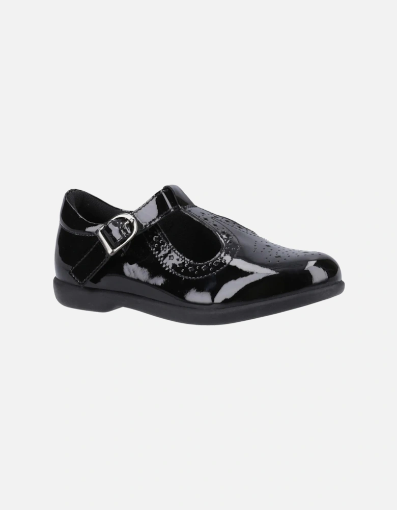 BRITNEY Girls School Shoes Black Patent