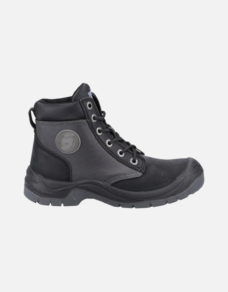 DAKAR S3 Mens Leather Safety Boots Black