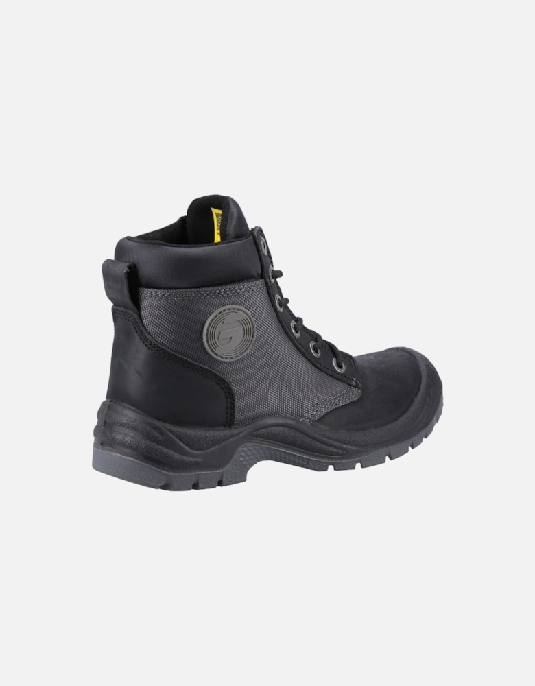 DAKAR S3 Mens Leather Safety Boots Black