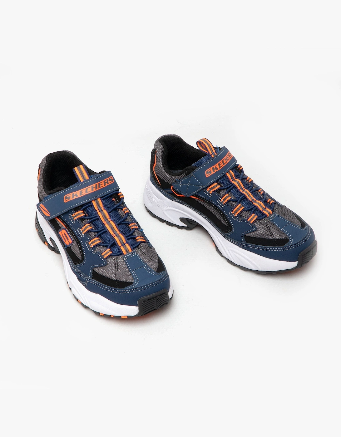 98170L/NVBK STAMINA - QUICKBACK Boys Trainers Navy/Black