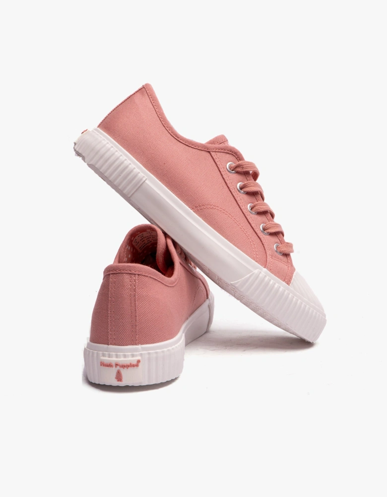 BROOKE Womens Canvas Trainers Pink