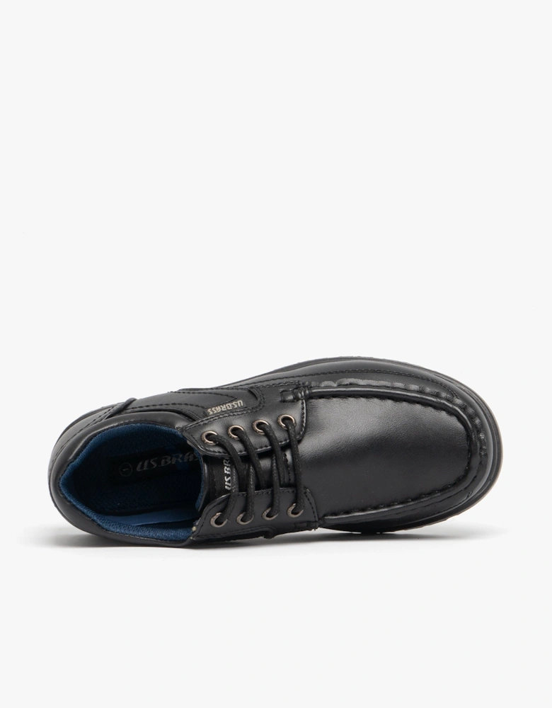 STUBBY Boys Lace-Up Casual Shoes Black