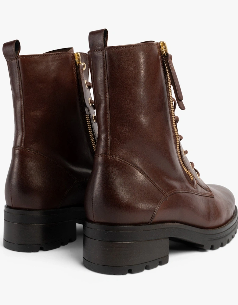 SERVE Womens Ankle Boots Brown